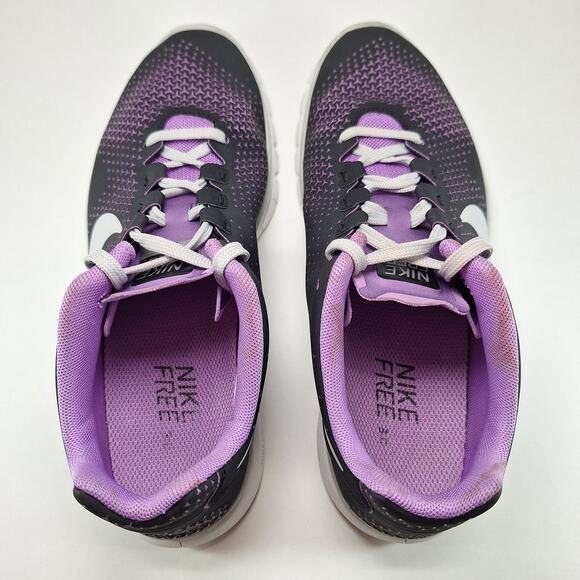 Nike Free 3.0 Gray Purple Running Sneakers Shoes 512237-014 Women's Size 8 - Picture 8 of 14